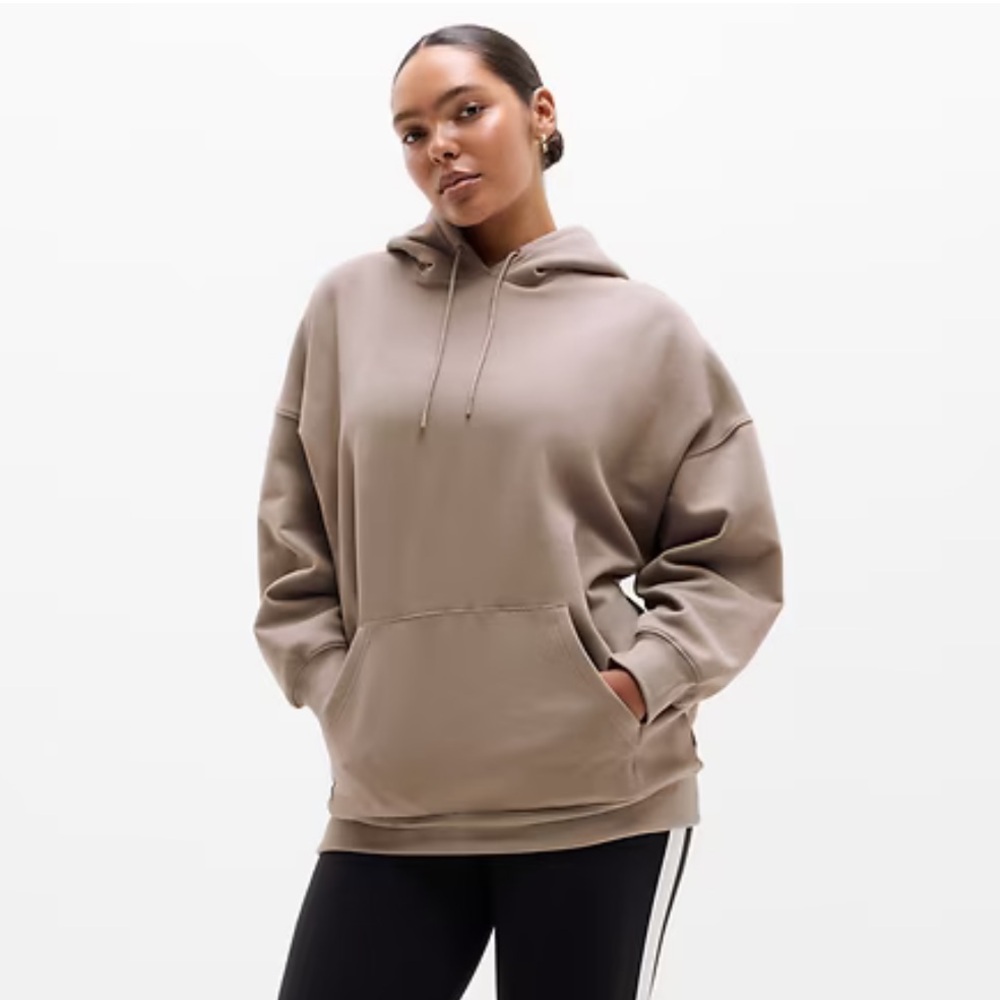 Athleta Forever Fleece Hoodie women’s medium